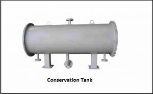 Conservation tank-compressed